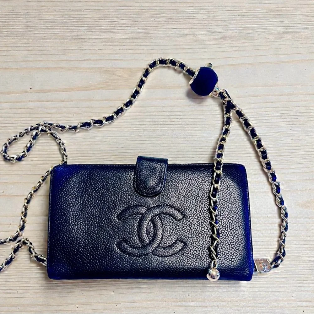 Chanel Timeless CC  Caviar Flap Wallet